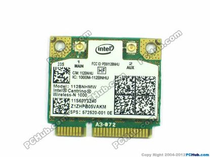 Picture of Lenovo ThinkPad Edge E420 Wireless LAN Card 60Y3251, 11n