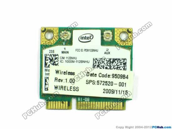 Picture of Lenovo ThinkPad L510 Series Wireless LAN Card P/N: 60Y3203