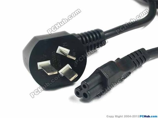 Picture of UPH Australian Power Cord - 3 Wire 1m,3-pin Australian/Chinese Plug with 3-pin Plug