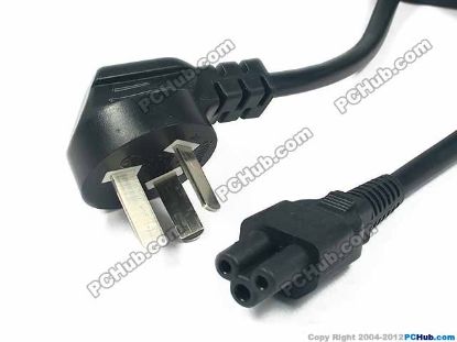 Picture of UPH Australian Power Cord - 3 Wire 1.15m, 3-pin Australian/Chinese Plug with 3-pin Pl