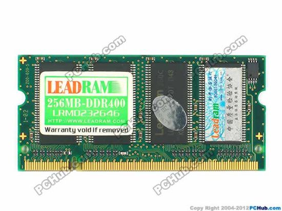 Picture of Hynix LU5DU56I622DT-D43 Laptop DDR-400 256MB