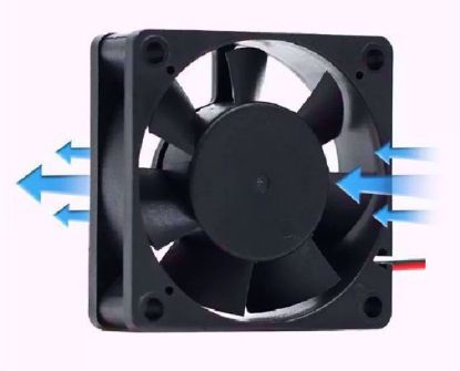 Picture of YS-6020-12010-3W 12V 0.10A, 60x60x20mm, 3 wire Yushi YS6020B12H Server-OEM Fan