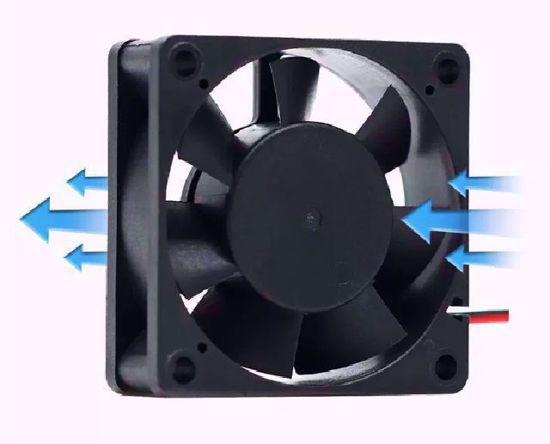 Picture of YS-6020-12010-3W 12V 0.10A, 60x60x20mm, 3 wire Yushi YS6020B12H Server-OEM Fan