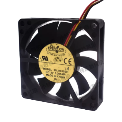 Picture of Everflow R124020BL Server - Square Fan sq40x40x20, 4-wire, 12V 0.13A