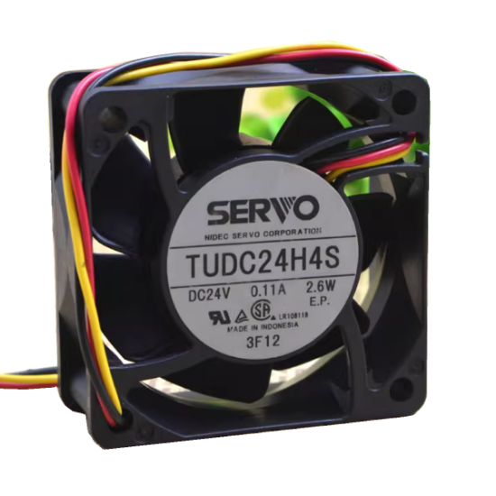 Picture of Japan Servo TUDC24H4S Server - Square Fan , sq60x60x25mm, 3-wire, DC 24V 2.6W
