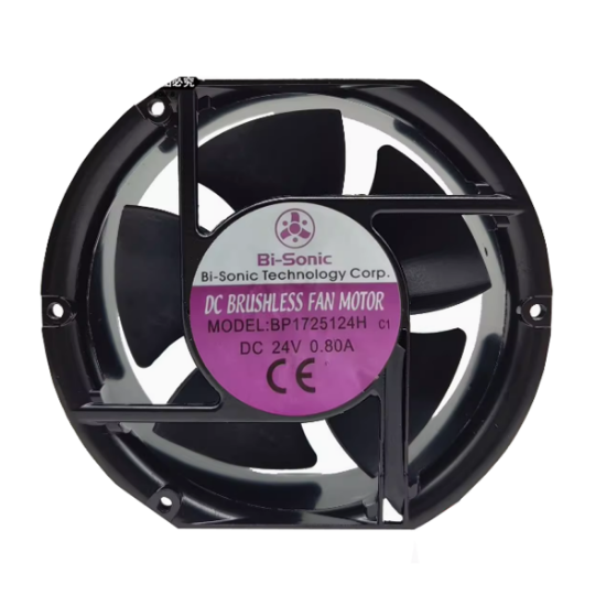Picture of Bi-Sonic BP1725124H Server - Round Fan 24V0.80A, Steel, rf172x150x51mm, Insertion
