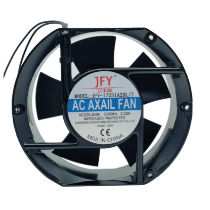 Picture of JFY JFY-17251A2BL/T Server - Round Fan 220V0.23A, Steel, rf172x120x51mm, 2W