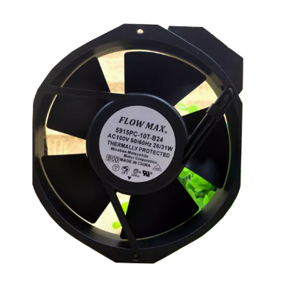 Picture of NMB-MAT / Minebea 5915PC-10T-B24 Server - Round Fan B00, 100V31W, Steel, rf172x150x38mm, Insertion