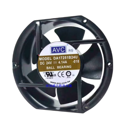 Picture of AVC DA17251B24U Server - Round Fan Steel, -018, rd172x150x51, 2w, DC 24V 4.14A 