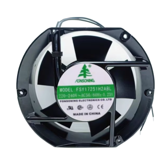 Picture of FONSONING FSY17251H2ABL Server - Round Fan Steel, rd172x150x51, 2w, AC 240V 0.23A