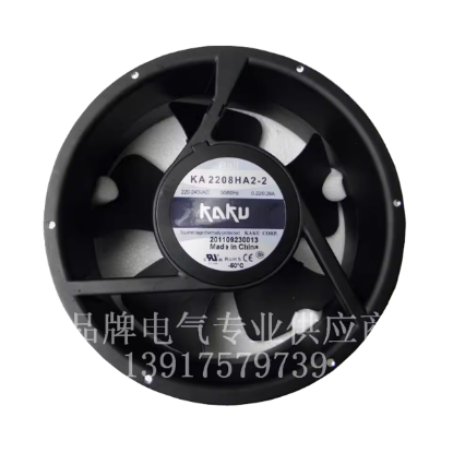 Picture of Kaku KA2208HA2-2  Server - Round Fan Steel, rd222x222x80, 0w, AC 220V 0.3A