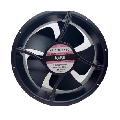 Picture of Kaku KA2509HA1-2 Server - Round Fan KA2509HA1-2, AC 110-120V 0.45A, sq254x254x89mm