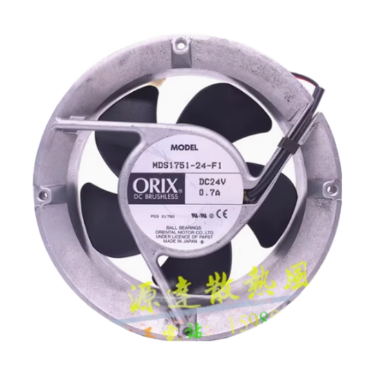 Picture of Sanyo Denki MDS1751-24-F1 Server - Round Fan DC 24V 0.7A, 170x150x50mm, 2-wire