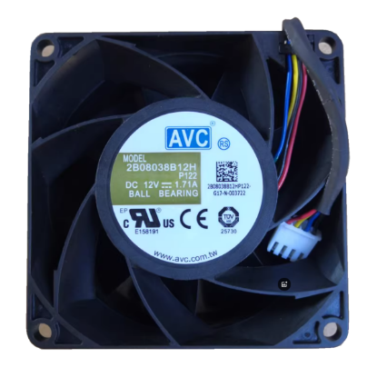 Picture of AVC 2B08038B12H Server-Square Fan 2B08038B12H, P122