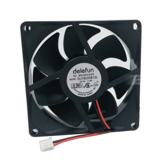 Picture of delefun DLF8025B12L Server-Square Fan DLF8025B12L