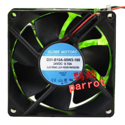 Picture of Globe Motors D31-B10A-05W3-100 Server-Square Fan D31-B10A-05W3-100