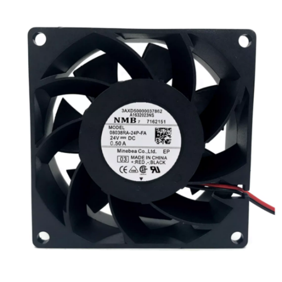 Picture of NMB-MAT / Minebea 08038RA-24P-FA Server-Square Fan 08038RA-24P-FA, 03
