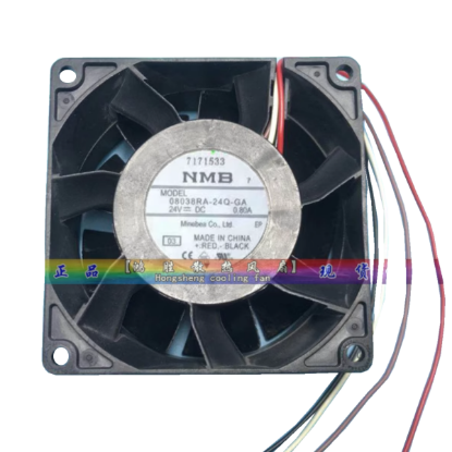 Picture of NMB-MAT / Minebea 08038RA-24Q-GA Server-Square Fan 08038RA-24Q-GA, 03