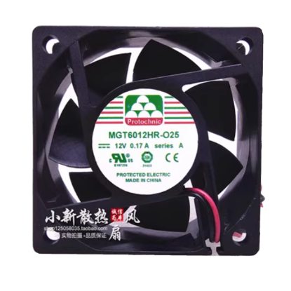 Picture of Power Logic MGT6012HR-O25 Server-Square Fan MGT6012HR-O25, A