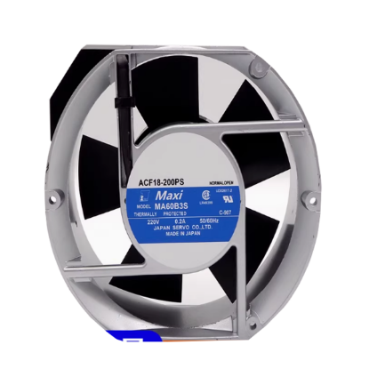 Picture of Japan Servo ACF18-200PS Server-Round Fan ACF18-200PS, Alloy Framed