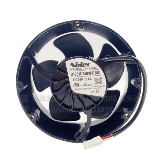 Picture of Japan Servo D1751U24B8PP366, DC 24V 3,4A, 171x171x50mm, 4-wire