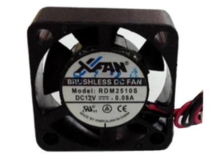 Picture of XIFAN / Xinruilian RDM2510S Server - Square Fan sq25x25x10, 0w, DC 12V 0.08A 