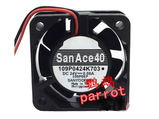 Picture of Sanyo Denki 109P0424K703 Server-Square Fan 109P0424K703