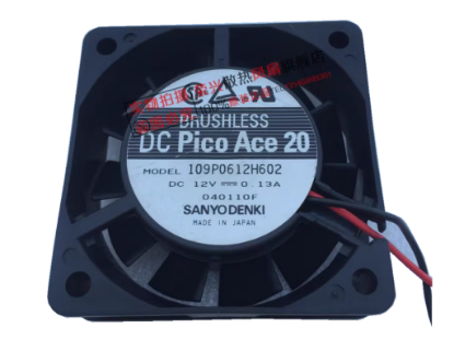 Picture of Sanyo Denki 109P0612H602 Server-Square Fan 109P0612H602