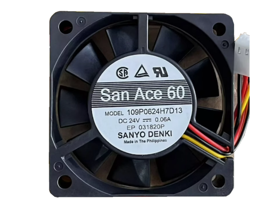 Picture of Sanyo Denki 109P0624H7D13 Server-Square Fan 109P0624H7D13