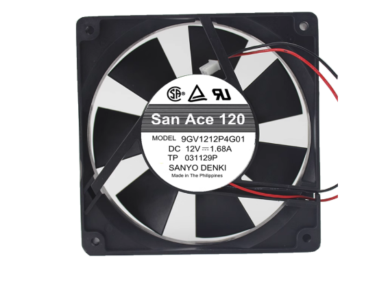 Picture of Sanyo Denki 9GV1212P4G01 Server-Square Fan 9GV1212P4G01