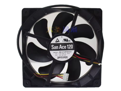 Picture of Sanyo Denki 9S1212P4H031 Server-Square Fan 9S1212P4H031