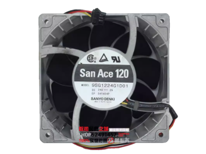 Picture of Sanyo Denki 9SG1224G1D01 Server-Square Fan 9SG1224G1D01