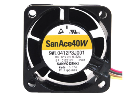 Picture of Sanyo Denki 9WL0412P3J001 Server-Square Fan 9WL0412P3J001