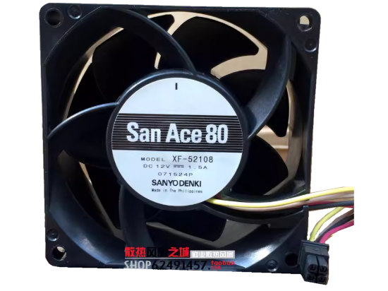 Picture of Sanyo Denki XF-52108 Server-Square Fan XF-52108