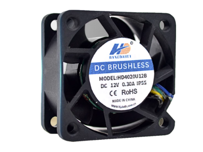 Picture of HONGFEI HD4020U12B Server-Square Fan DC 12V 0.3A, 40x40x20mm