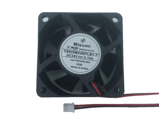 Picture of Misumi C6025M24BPLB1-7 Server-Square Fan C6025M24BPLB1-7