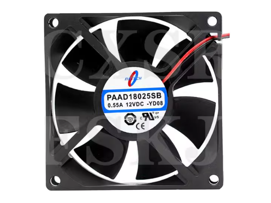 Picture of NSTECH PAAD18025SB Server-Square Fan PAAD18025SB, YD08