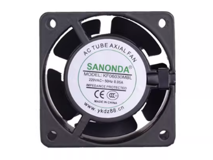 Picture of SANONDA KF06030MBL Server-Square Fan KF06030MBL