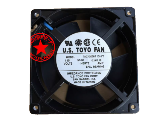 Picture of U.S TOYO TAC12038115HT Server-Square Fan TAC12038115HT