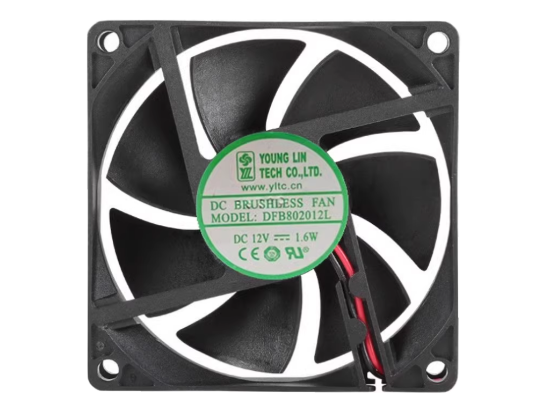 Picture of Young Lin Tech DFB802012L Server-Square Fan DFB802012L