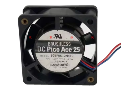 Picture of Sanyo Denki 109P0612M419 Server-Square Fan 109P0612M419