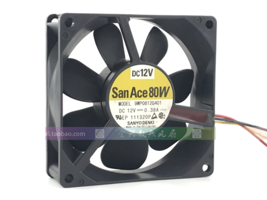 Picture of Sanyo Denki 9WP0812G401 Server-Square Fan 9WP0812G401