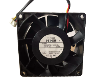 Picture of NMB-MAT / Minebea 08038RE-12R-GL Server-Square Fan 08038RE-12R-GL, 01