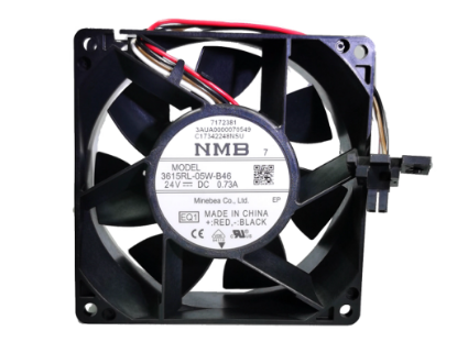 Picture of AAVID PEAD2A238BL Server-Square Fan DC 24V 1.08A, 120x120x38mm, 3-Wire