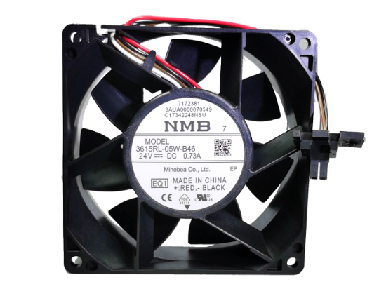 Picture of AAVID PEAD2A238BL Server-Square Fan DC 24V 1.08A, 120x120x38mm, 3-Wire