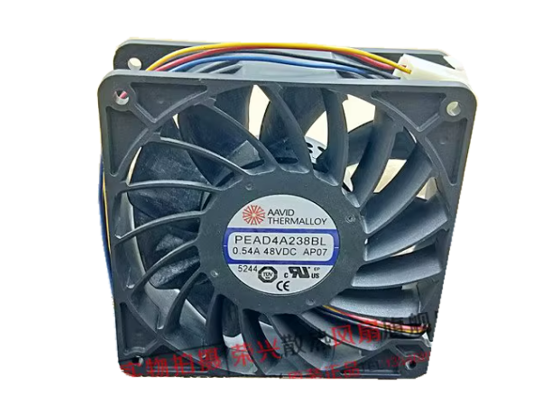 Picture of AAVID PEAD4A238BL Server-Square Fan DC 48V 0.54A, 120x120x38mm, 120mm, 4-Wire 4-Pin