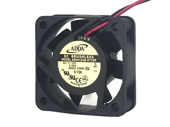Picture of ADDA AD0412UB-D71GP Server-Square Fan G, DC 12V 0.35A, 40x40x15mm, 2-Wire