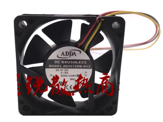 Picture of ADDA AD0612HB-D92 Server-Square Fan DC 12V 0.18A, 60x60x15mm, 3-Wire