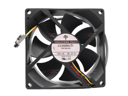 Picture of Costech D09A05SWB Server-Square Fan D09A05SWB, S