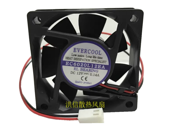 Picture of EverCool EC6020L12EA Server-Square Fan EC6020L12EA
